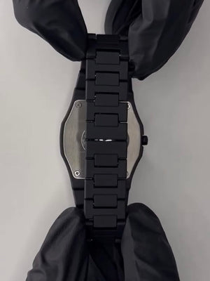 Full Black Aura Quartz Watch – Lightweight Design, , Premium Quality & Finish